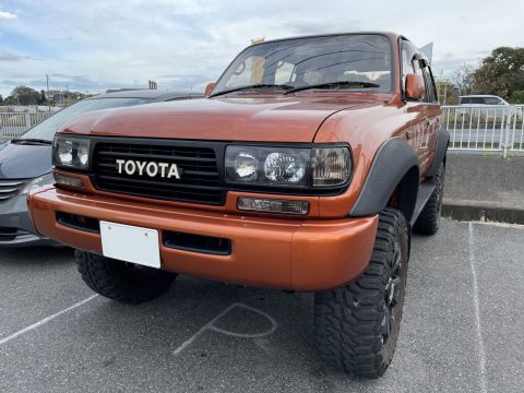 ランクル80　FZJ80　VX-LTD　オールペイント　リフトアップ　マンゴタンゴ　